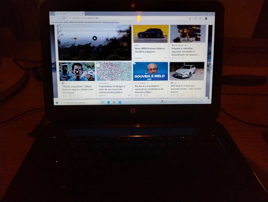 Notebook HP Intel I3 é 4G RAN