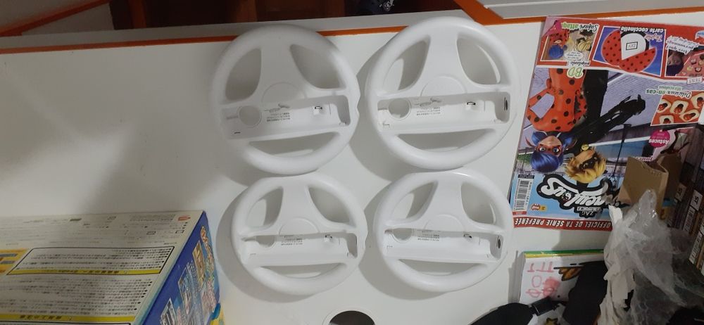4 volantes  wii oficiais