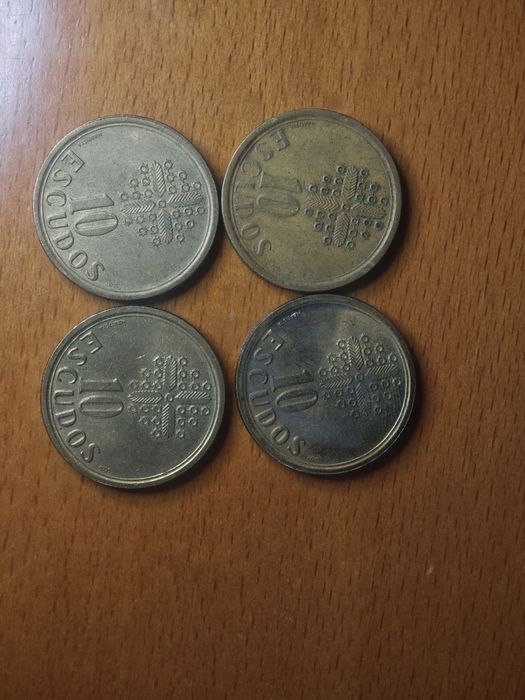 moedas 10 escudos republica portuguesa