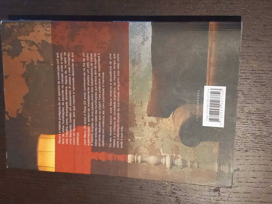 Livro Sergio Bizzio - "Raiva" - estado novo