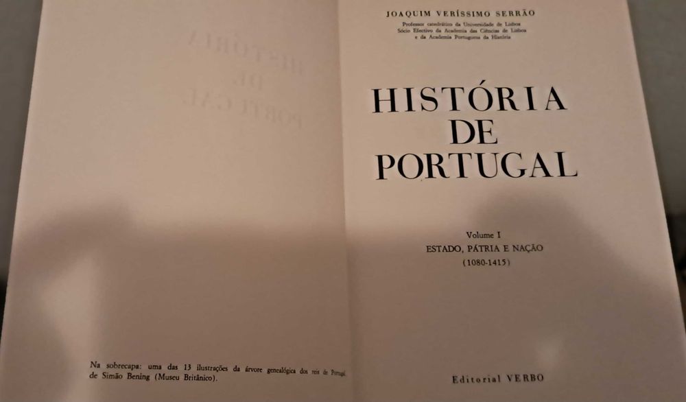 Colecção de 4 vol. livros antigos do Joaquim Serrão