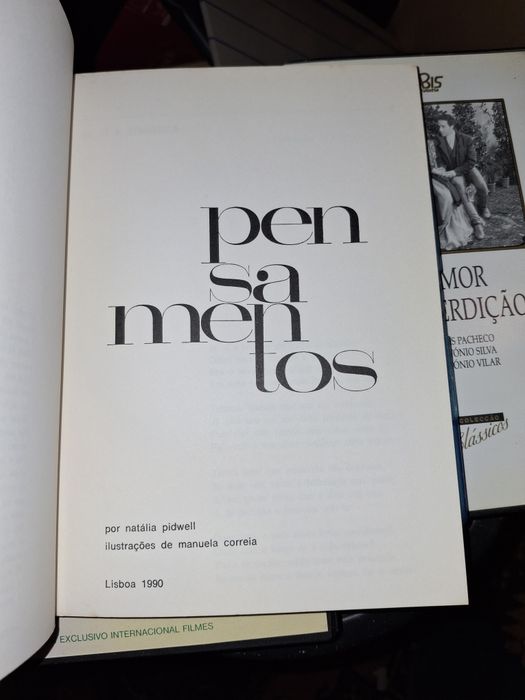 Natália Pidwell Pensamentos livro 1980 ilustrações Manuela Correia