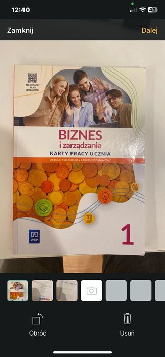 ćwiczenie karta pracy biznes i zarządzanie 2 wsip