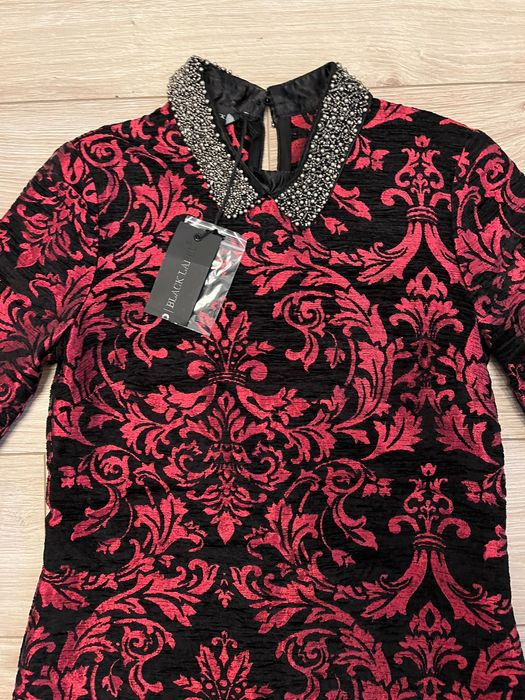 XS 34 Astrid Black Label sukienka z kołnierzykiem