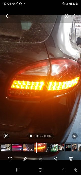 Жолтые повороты Porsche Macan rest Taycan Cayenne