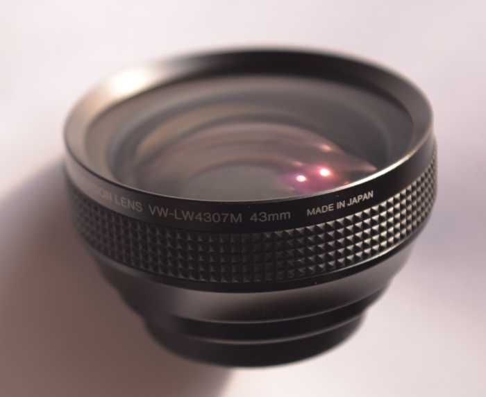 Obiektyw szerokokątny Panasonic VW-LW4307ME Obiektyw Wide 43 mm