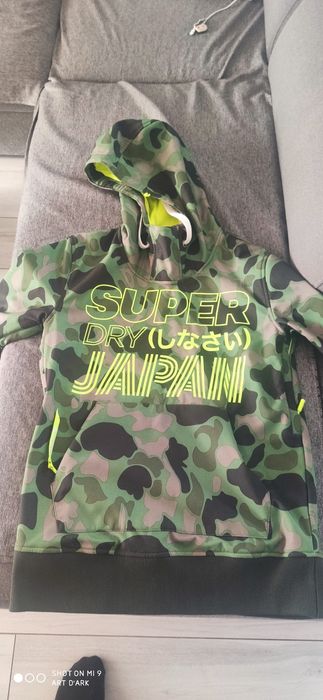 Męska bluza narciarska  z kapturem Superdry Snow Tech