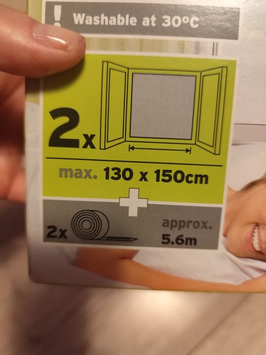 2  moskitiery  na rzep Powerfix Profi