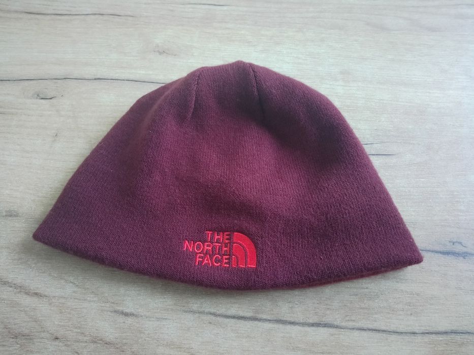 The North Face dwustronna czapka zimowa jesienna trekkingowa w góry