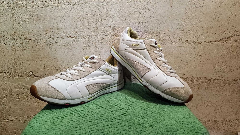 Damskie sneakersy ECCO RECEPTOR r.38 skóra stan bardzo dobry