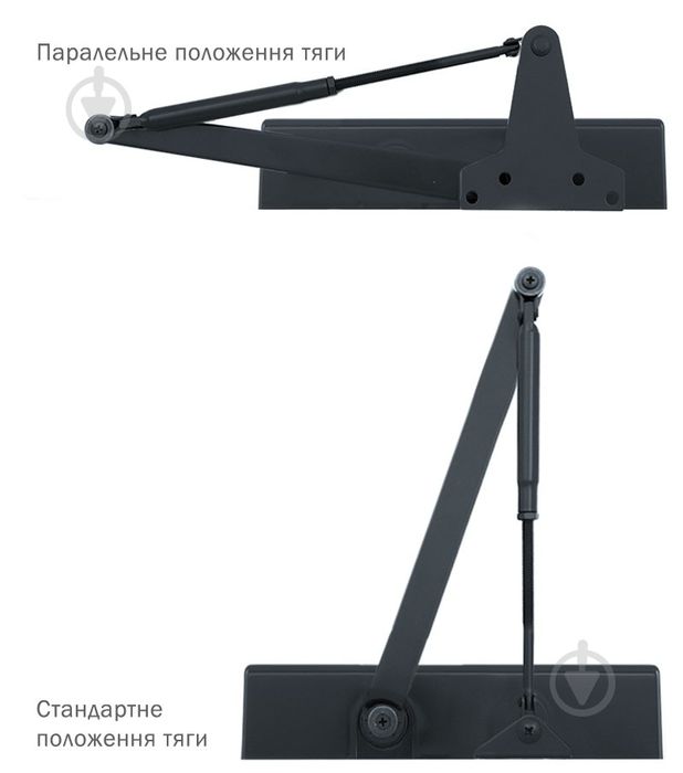 Доводчик дверний RYOBI D-1554 UNIV RAL 7016 80 кг