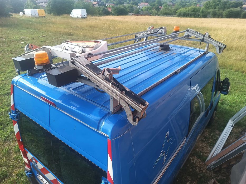 Bagażnik dachowy bus na drabinę rozkładany Ducato boxer jumper