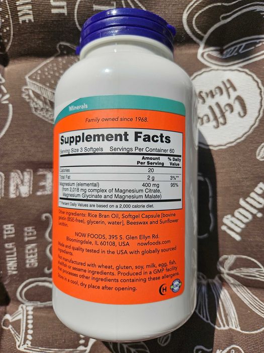 Now Foods Магний цитрат магній 200 мг 90 120 180 240 250 капсул