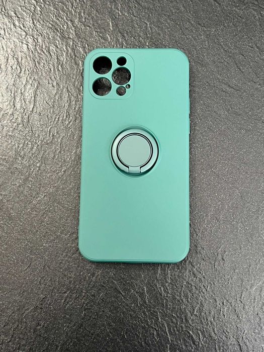 Etui Plecki ochronne z uchwytem do Smartfonu Apple iPhone 12 Pro zielone