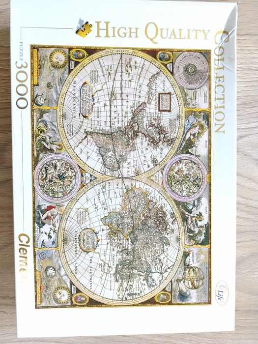 Puzzle Clementoni mapa świata 3000 sztuk