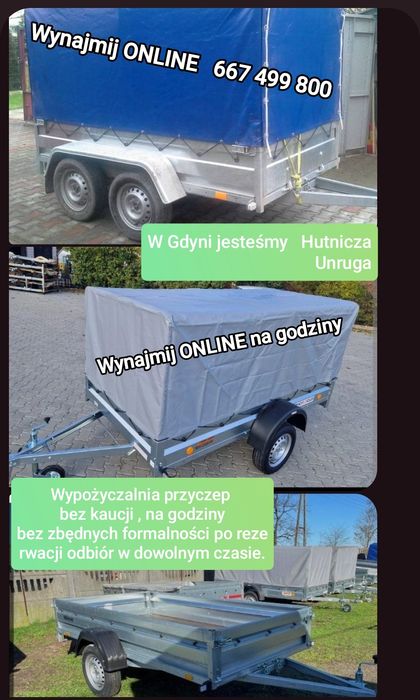 Wypożyczalnia Przyczep ONLINE Gdynia