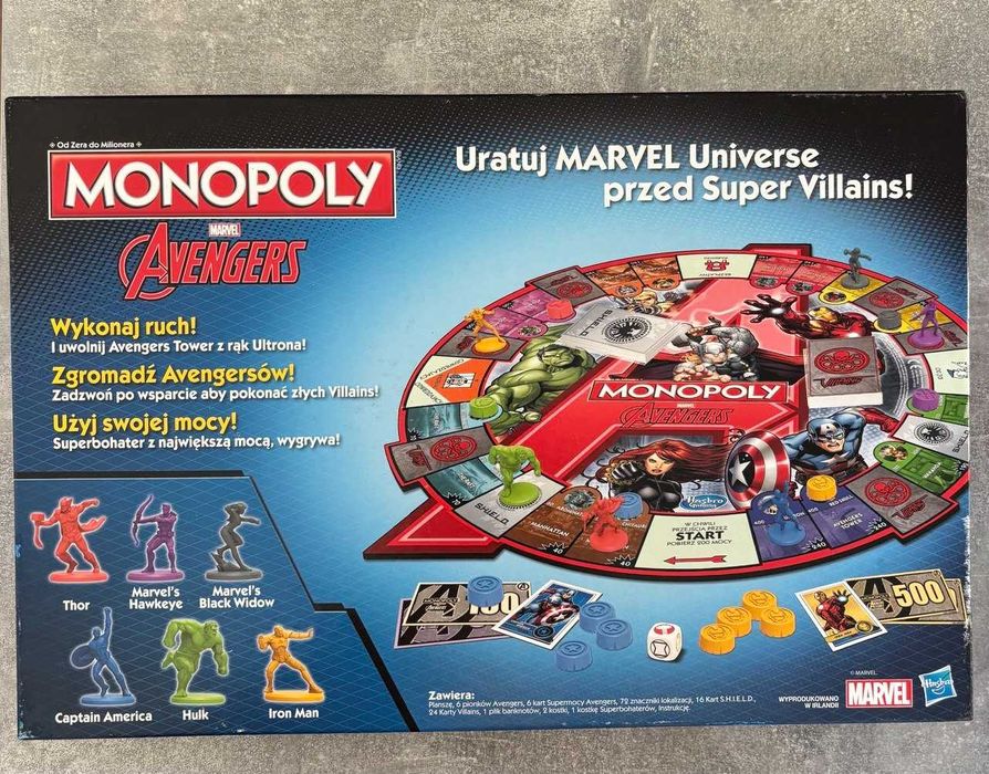 Gra monopoly Avengers