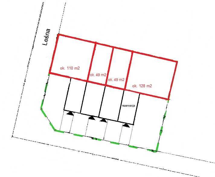 dom bliźniak przy lesie 67m²• pompa ciepła • Betkowo / Czempiń