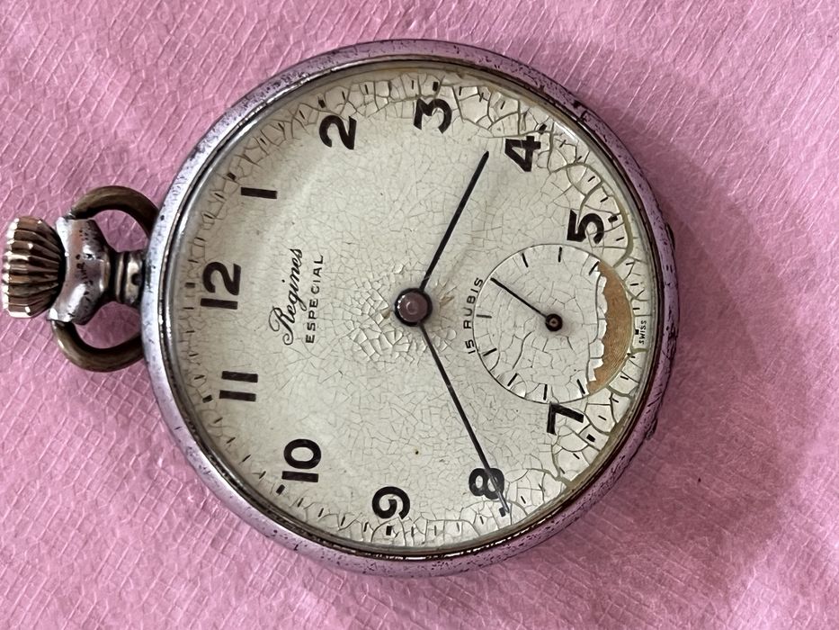 Relogio de bolso Regines Especial 15 rubis