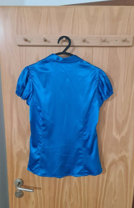 Blusa Zara Basic Azul