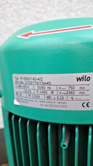 Pompa obiegowa wilo dn 50 ,dn 60