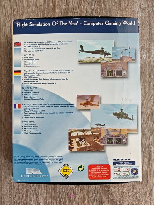 Jane’s AH-64D Longbow – PC CD-ROM Classics – EA - STAN BDB