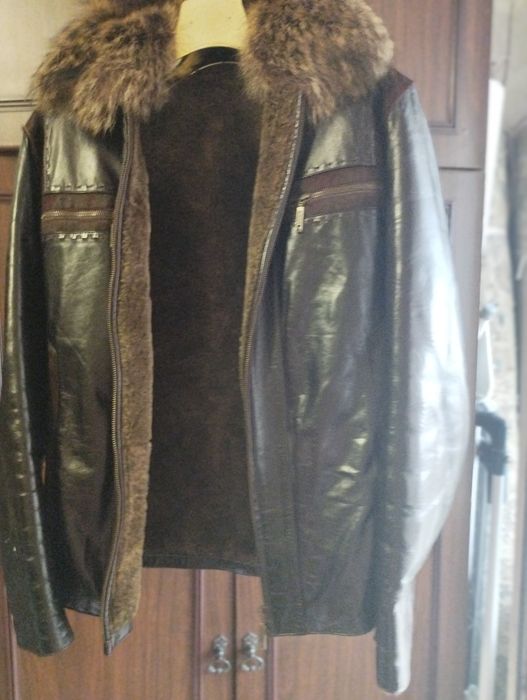 Куртка кожаная мужская
