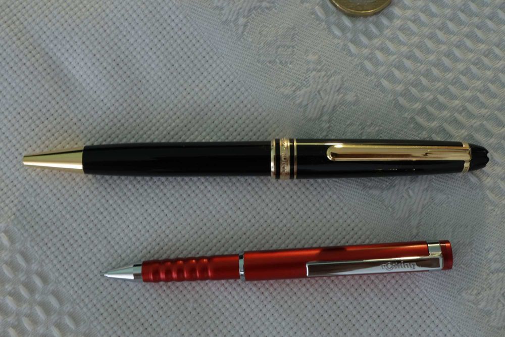 Esferográfica Montblanc Meisterstück Classic & Lapiseira Rotring