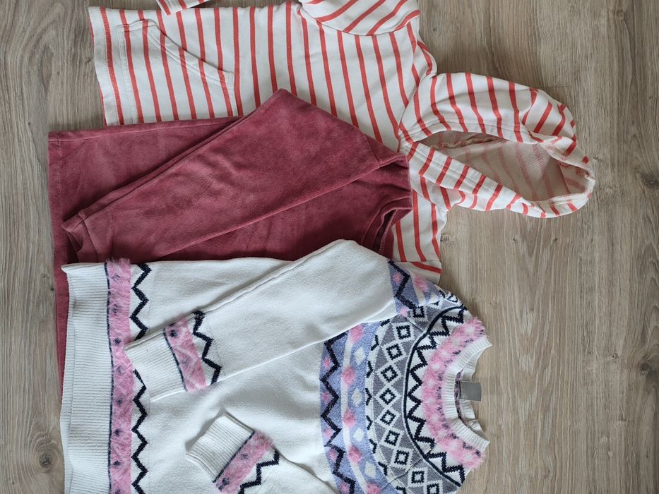 Zestaw paka ubrań 116/122