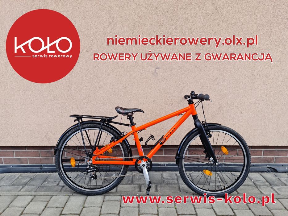 Rower dziecięcy KUBIKES koła 24 OKAZJA ALUMINIUM FV 23% polecam rabat WYSYŁKA