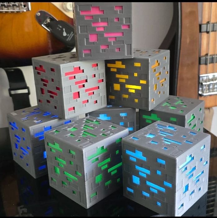 Minecraft лампа  ‼️ для фігурок Kinder Joy LED нічник Майнкрафт