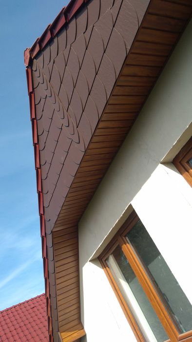 MONTAŻ podbitki i rynny dachy
grzanie papy  Adaptacja poddaszy