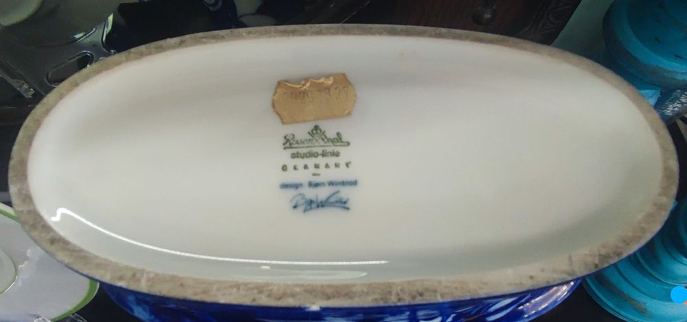 Jarra Vaso em porcelana Designer Bjorn Wiinblad Rosenthal Studio Line