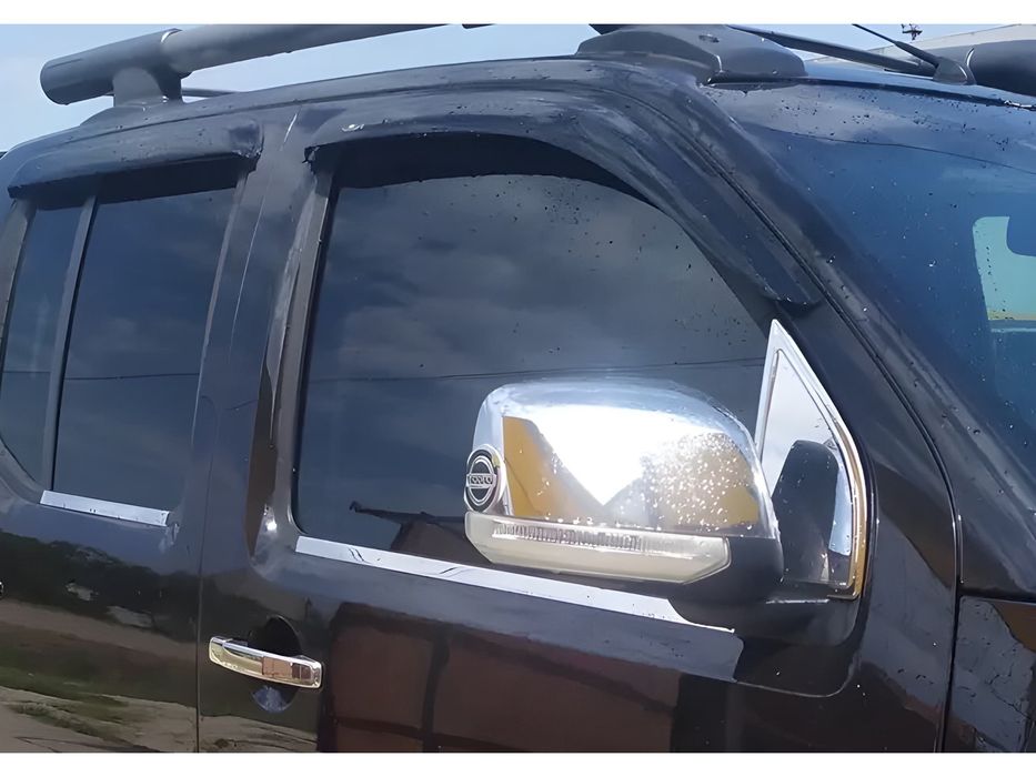 Nissan Navara 2006-2015 Хром накладки на зеркала без повороту