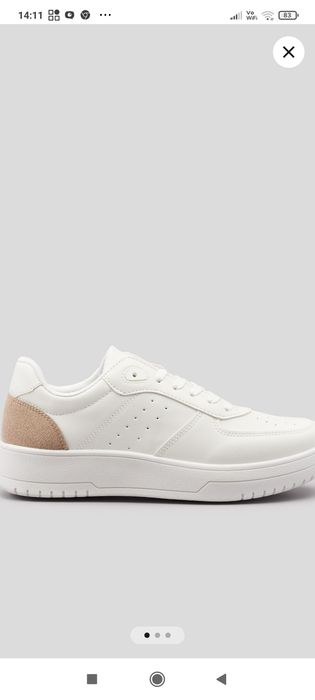 Sneakersy rozm 39 białe nowe