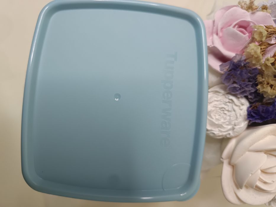 2 Refrigeradoras quadradas da Tupperware 800ml + 250ml