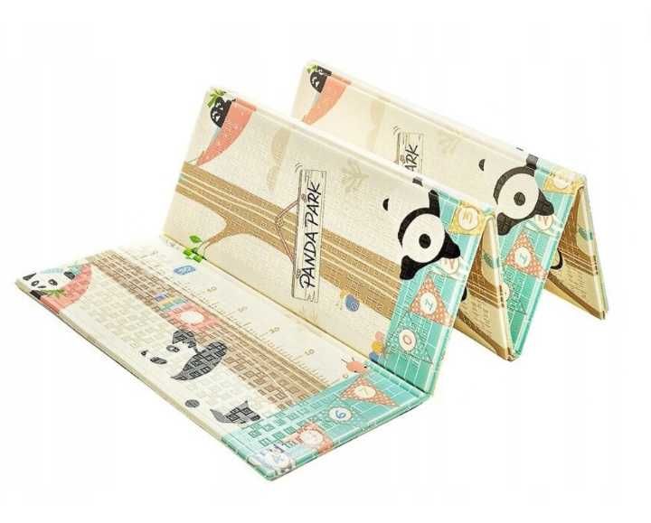 Mata piankowa edukacyjna dla dzieci składana duża + torba