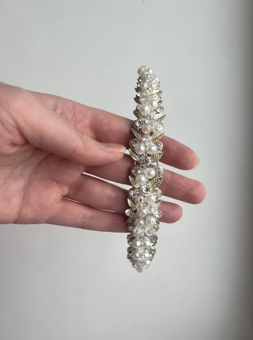 Весільна діадема, обруч, прикраса на голову