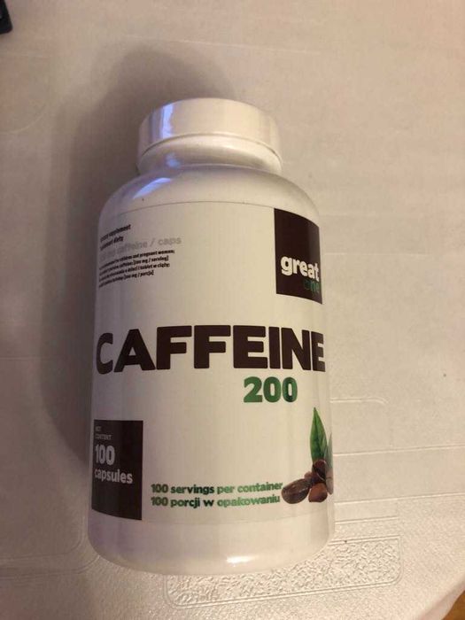 Kofeina Caffeine 200 100 kapsułek Great One