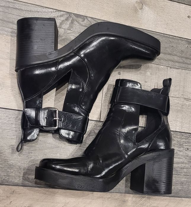Buty botki czarne