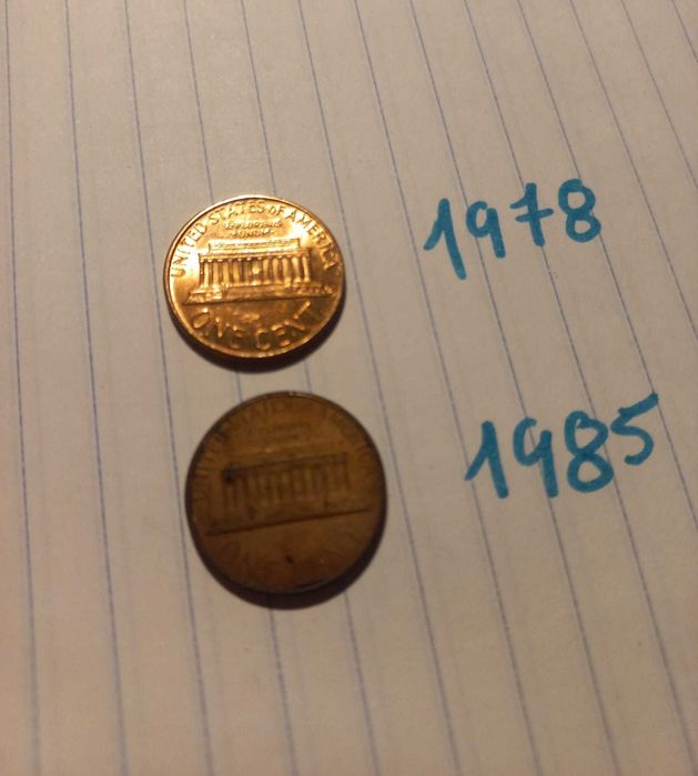 Moedas antigas em bom estado