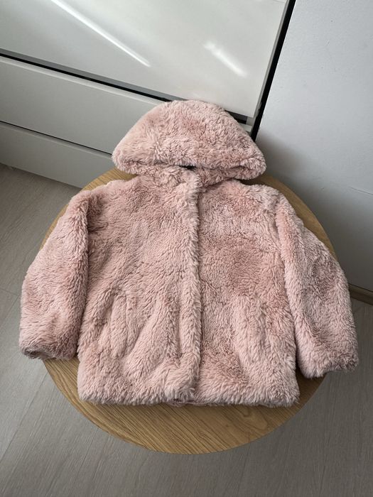 Дитяча рожева шубка Primark для дівчинки 3-4 роки, 98-104 см