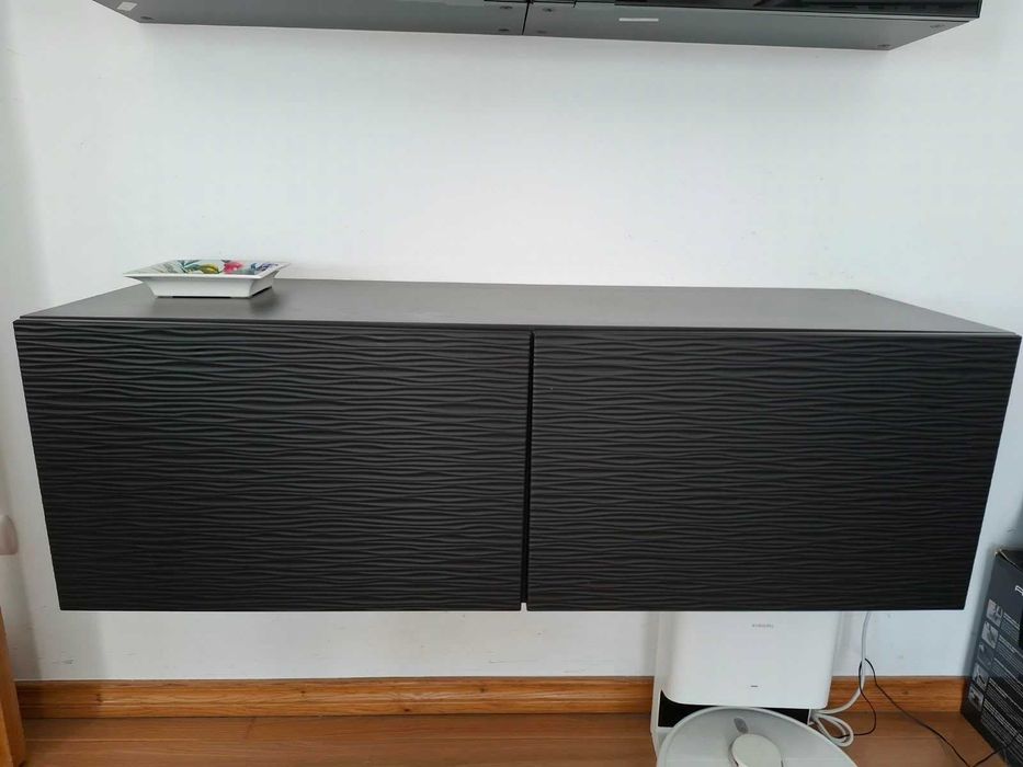 Aparador Suspenso IKEA BESTÅ 120 cm | Preto | Excelente estado