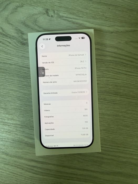 Estado impecável, sem riscos, usado com capa desde o primeiro dia!