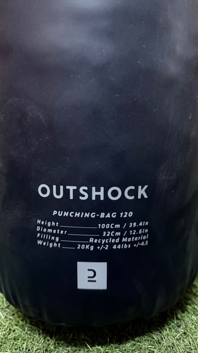 Saco de boxe 20kg Outshock 120