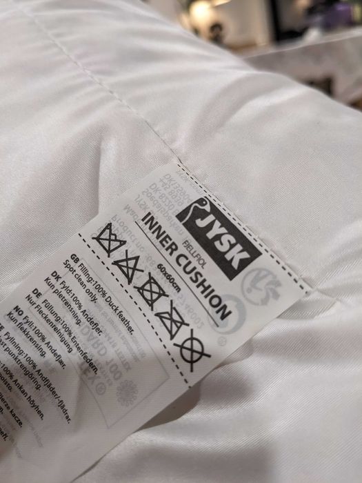 Conjunto 2 Almofadas interior penas 60x60cm (são novas)