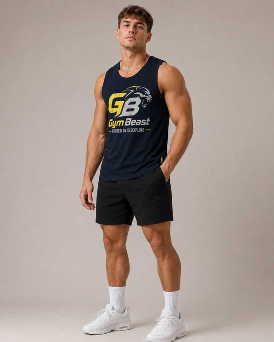 Чоловіча спортивна майка GymBeast GB | Для тренувань | Premium