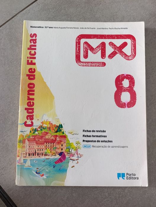 MX matemática caderno de fichas 8°ano