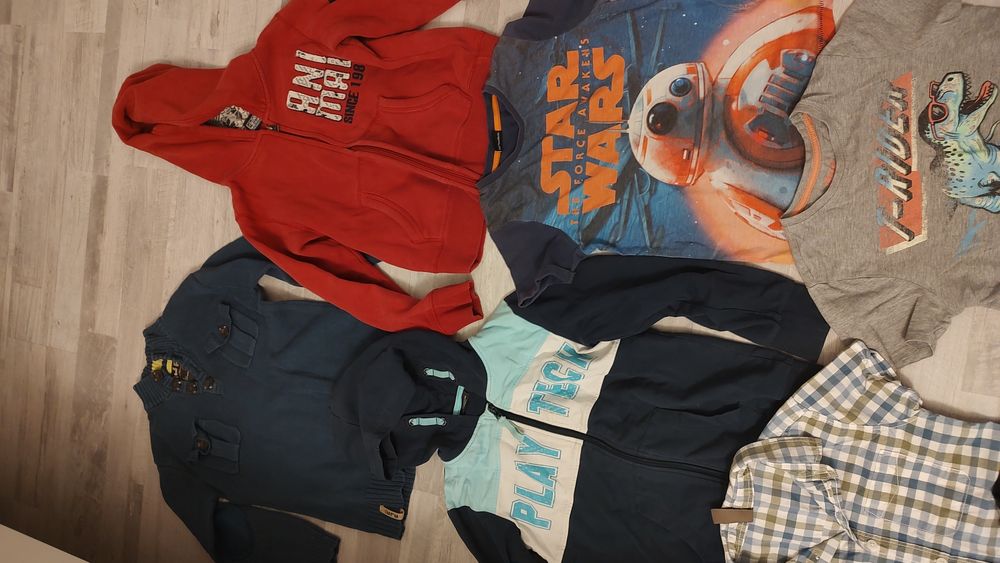 Ubrania dla chłopca 7-8 lat 128 cm