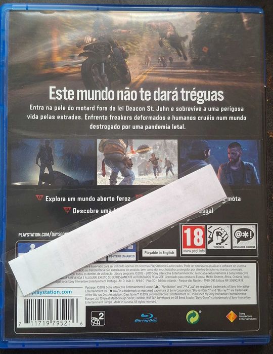 Jogos PS4 Pack 3 jogos (Compatível com PS5)